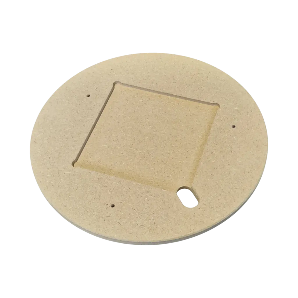 Basisscheibe MDF für Bat-System Keramik 147mm (3-Loch ETS)