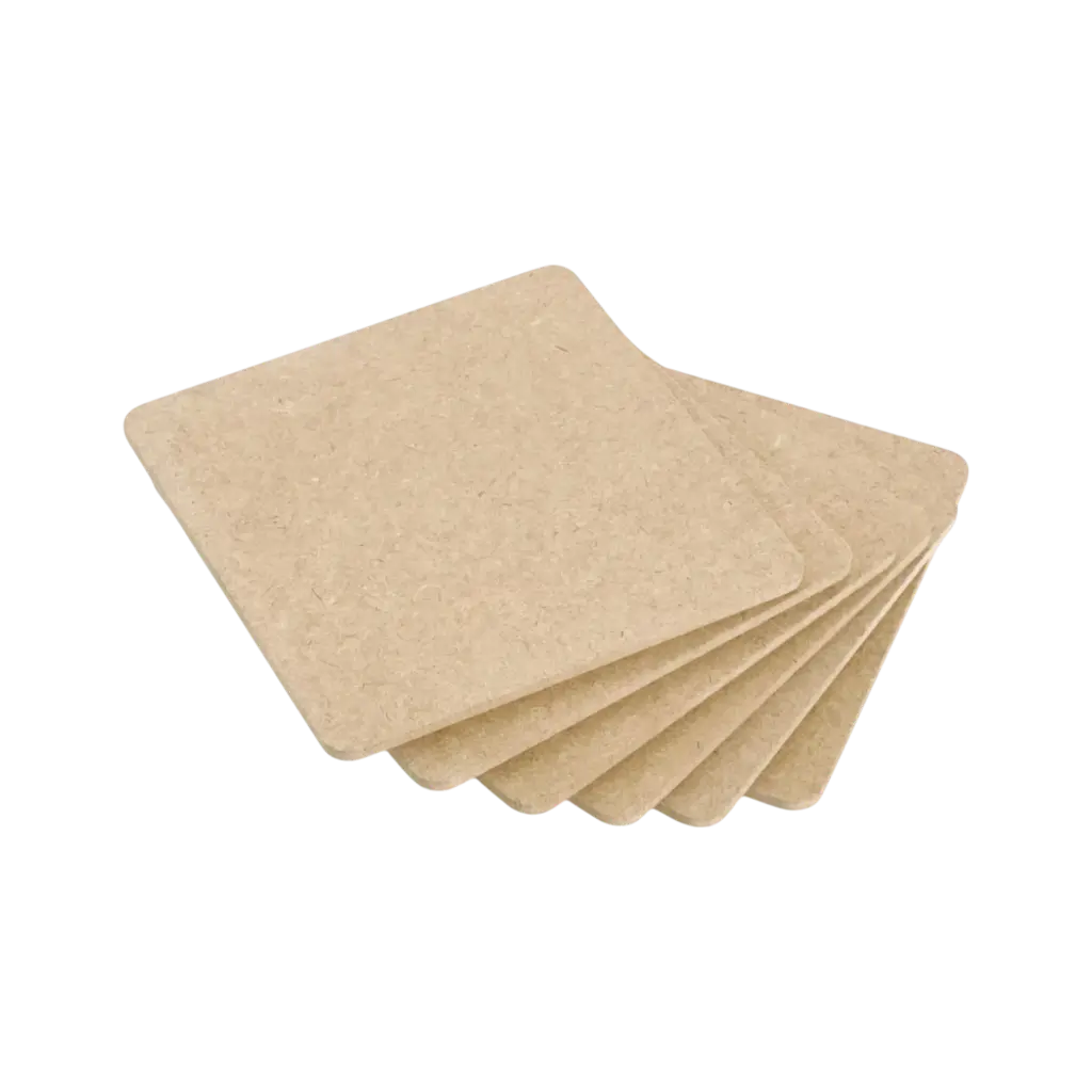 6 inserts de 150 mm pour système de batte, en MDF de qualité supérieure