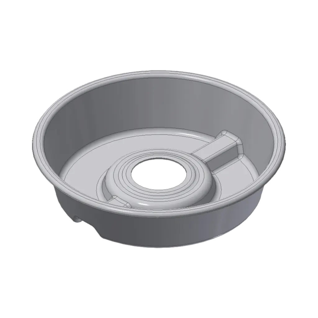 Splash tray Ø500x120