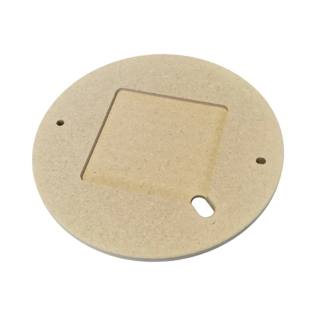 Base plate for Bat-System MDF & plastic 150mm 2-hole 254mm