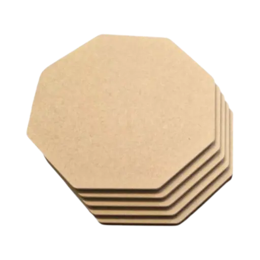 6 inserts de 220 mm pour système de batte, en MDF de qualité supérieure