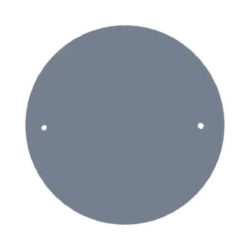 Disco intercambiabile in plastica Ø305 x 6 mm (2 fori 254 mm / 10 pollici)