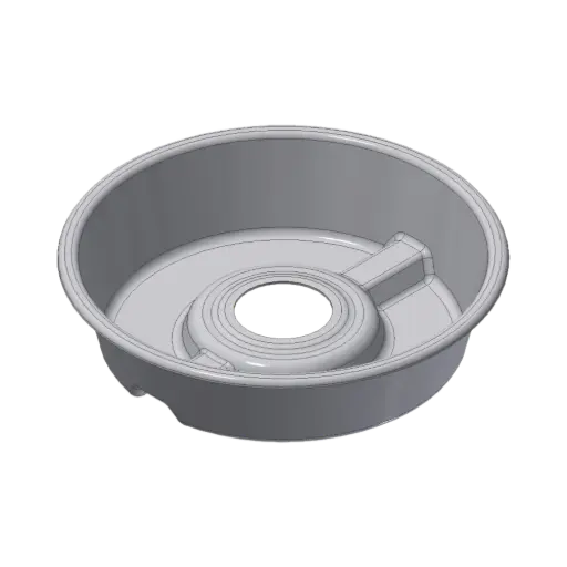 Bac anti-éclaboussures Ø500x120