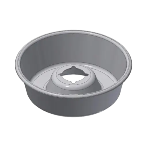 Bac anti-éclaboussures Ø400x120